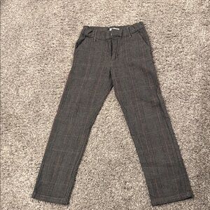 Gymboree Plaid Pants with Red Accents